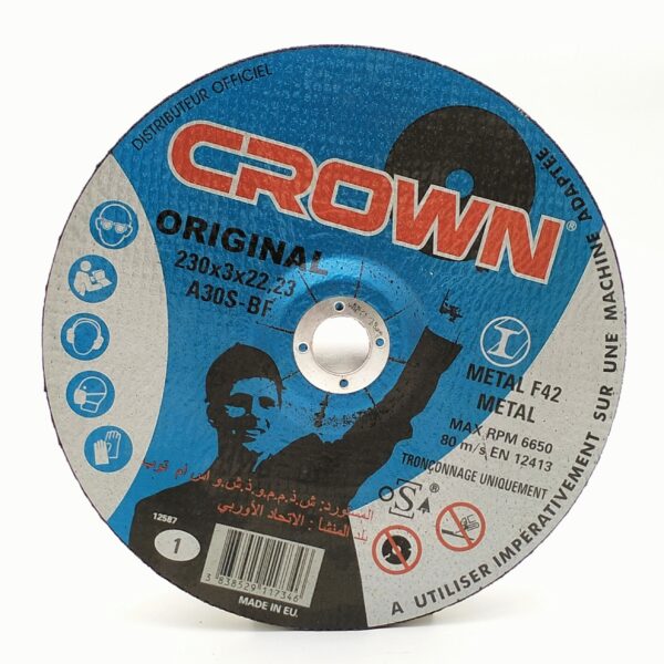DISQUE METAL 230 CROWN – Image 2