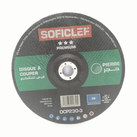 DISQUE PIERRE  230*SOFICLEF