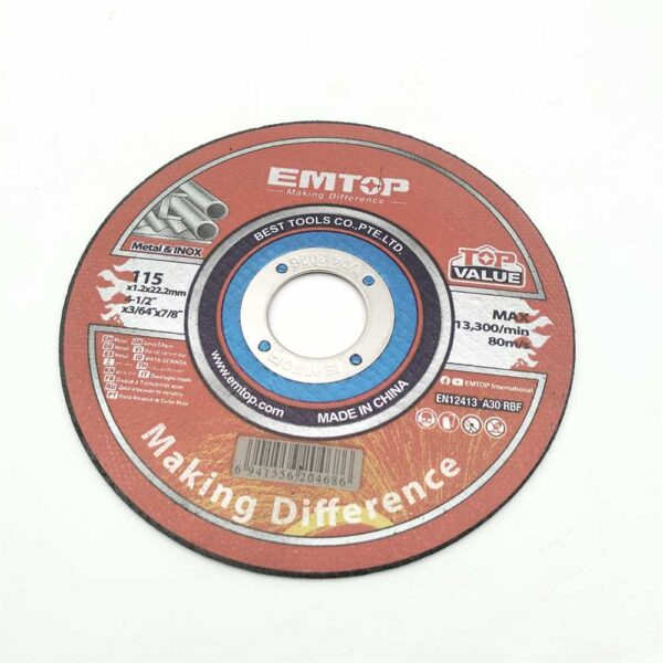 DISQUE  INOX 115 EMTOP
