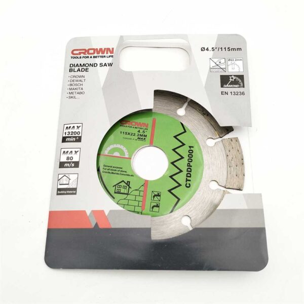 DISQUE DIAMOND 115  CROWN VERT – Image 3