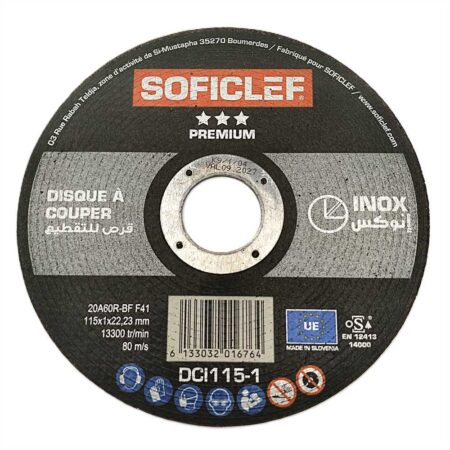 DISQUE  INOX 115 SOFICLE