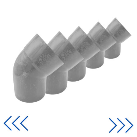 00000482 PVC COUDE 1CH 45°