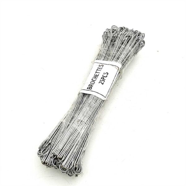 BROCHETTE METAL SAMPLE PM  25PCS