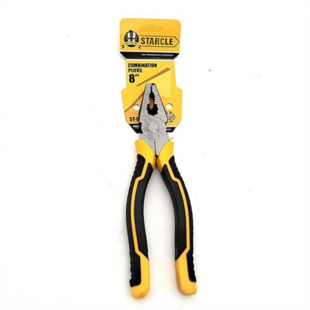 PINCE UNIVERSELLE N°8" 1CH JAUN/NOIR STARCLE ST8003