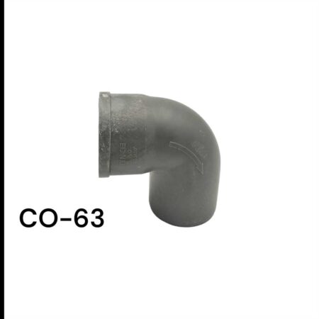 PVC COUDE 63/90 GRIS 1CH
