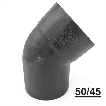 PVC COUDE 50/45 GRIS 1CH