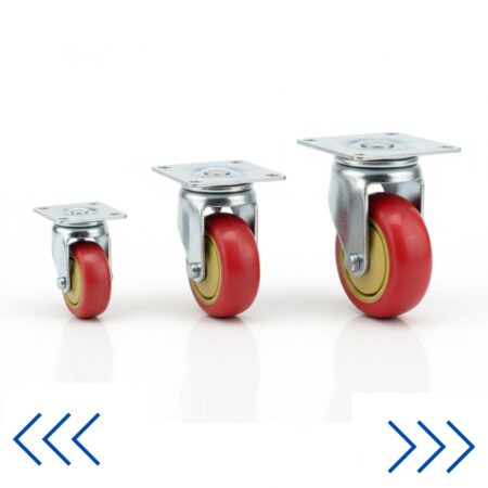 ROULETTE PIVOTANTE SANS FREIN