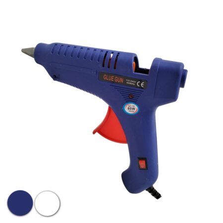 PISTOLET SILICONE GM 80W HELI BLUE/BLANC