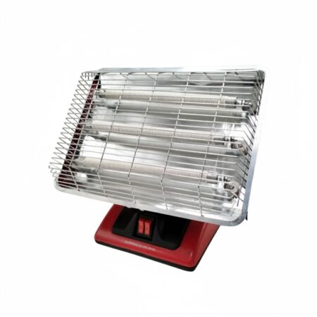 Photo00007911 CHAUFFAGE ELECTRIQUE ROUGE 3 TUBES 1800W GOLD STAR QH 90A-2