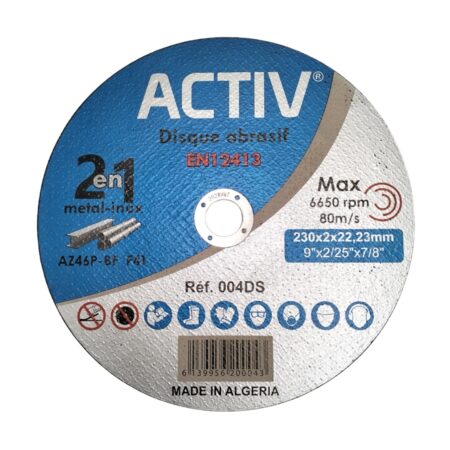 DISQUE INOX 230 ACTIV