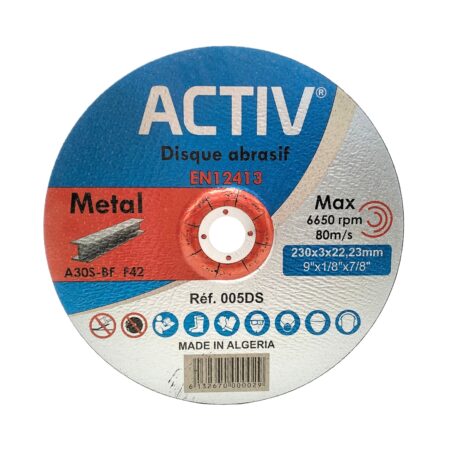 DISQUE METAL 230 ACTIV