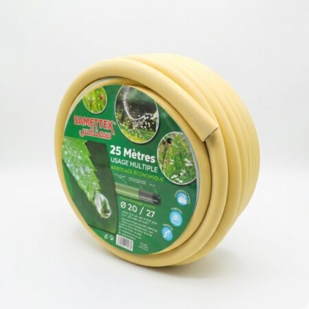 RL TUYAU D'ARROSAGE 20/27 JAUNE SAMETTEX