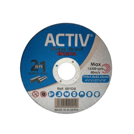 DISQUE INOX 115 ACTIV