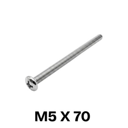 BOULON FRISE M5 X 70 (CLE 8)