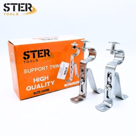SUPPORT TRINGLE N°16 CROME LUX 2P STER