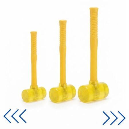 MARTEAU CARRELAGE PLAST TRANSP JAUNE