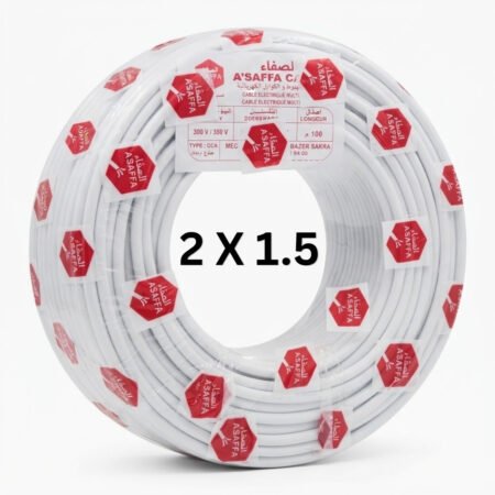 RL CABLE SOUPLE 2X1.5 SAFFA