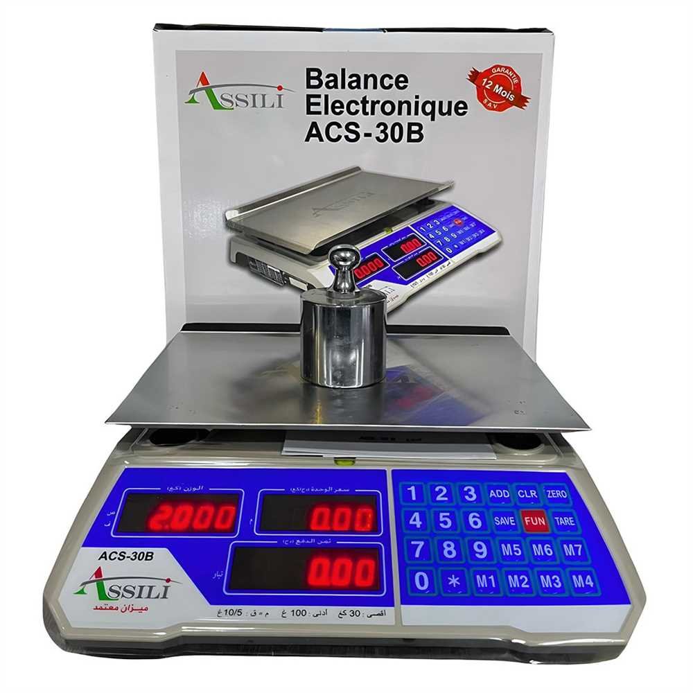 BALANCE ASSILI 30KG