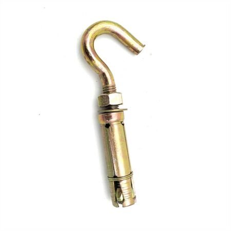 CHEVILLE METALIQUE DORE M8 PITON OVERT 30PCS